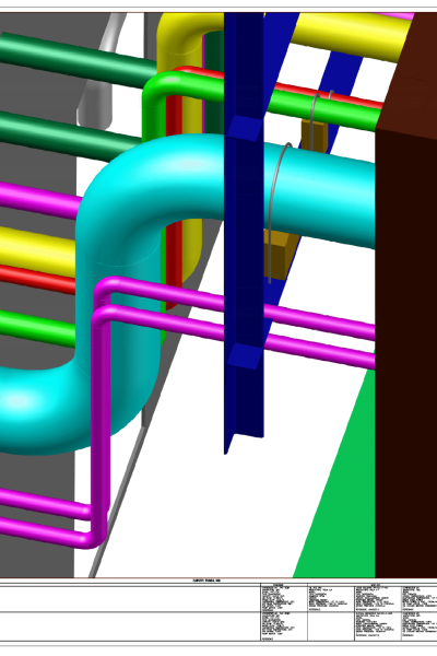 Vista reemplazo diseño tuberías